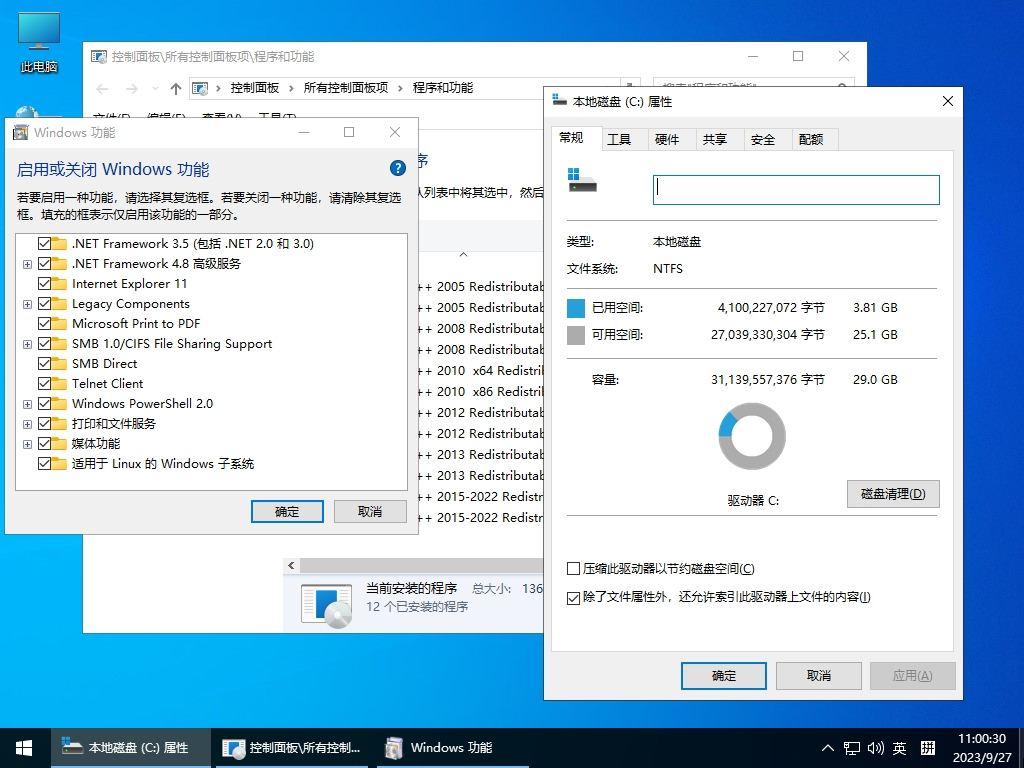 图片[3]-小修 Windows 10 LTSC_2019 17763.6532 深度精简 二合一[1.29G]-悦优云网络