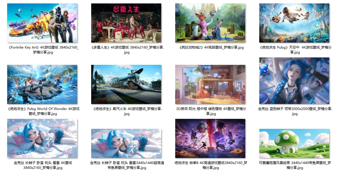 图片[1]-游戏/漫画/动漫 原画质壁纸分享 20P-梦楠分享