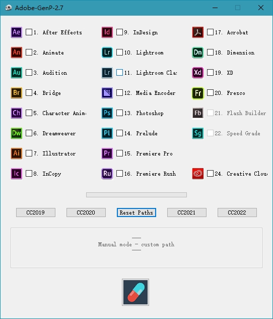 Adobe 通杀补丁 GenP/Zii-电脑软件论坛社区-资源区块-梦楠分享